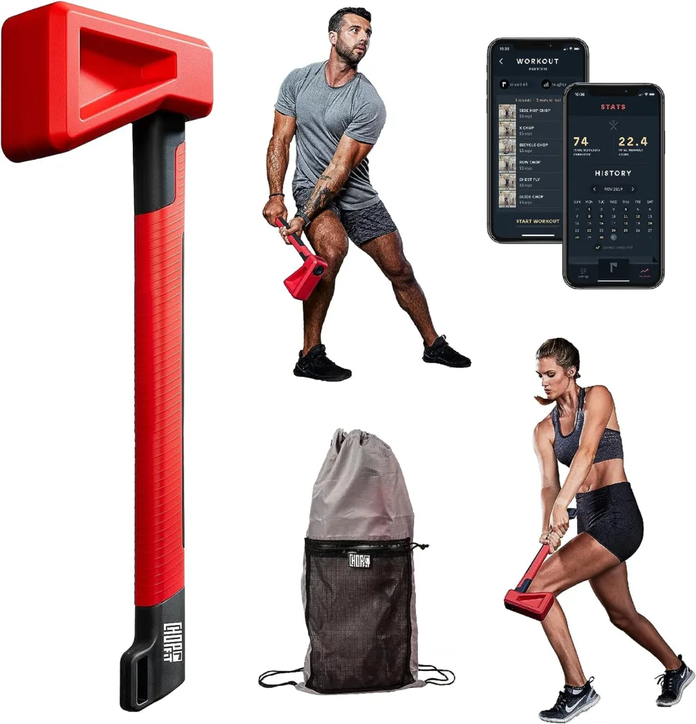 ChopFit Functional Trainer System, Portable At Home Gym Workout Equipment, Strength Training Home Exercise Workouts for Men  Women | Great for Cardio Training, Core/Abs – Home Fitness