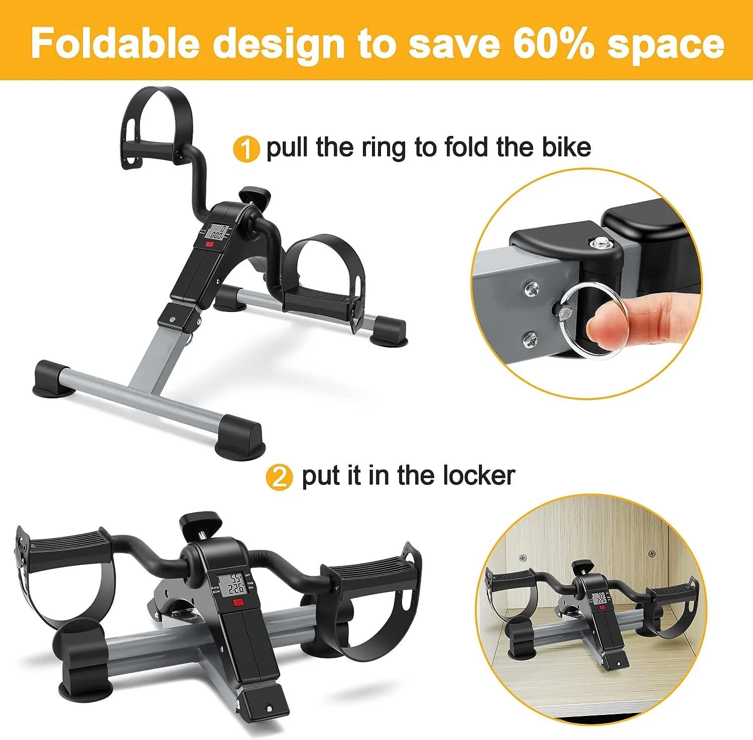 folding pedal exerciser mini exercise bike review jpg